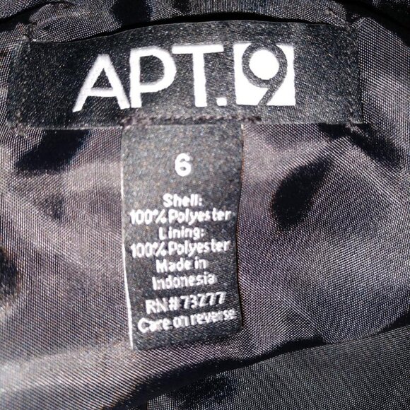 Black Lace Mini Apt. 9 Size 6 - Picture 9 of 9